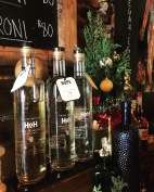 A special reserve of Hope on Hopkins Christmas gin served at the Gin Bar in Cape Town